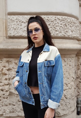 VINTAGE JEANS DENIM LIGHT BLUE JACKET COD. 2-41