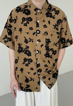 Men's Vintage Flower Short Sleeve Shirt SS2022 VOL.5