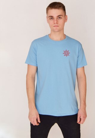 BLUE WHEEL (RED) T-SHIRT