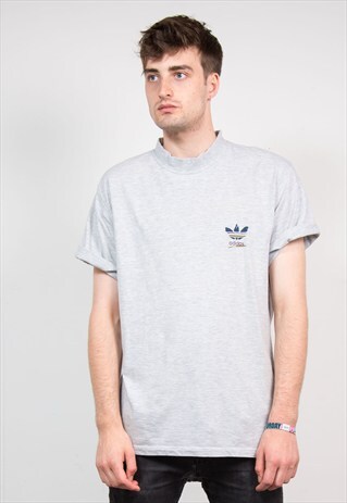 90'S GREY ADIDAS T-SHIRT