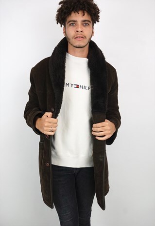 VINTAGE 90'S SHEARLING COAT