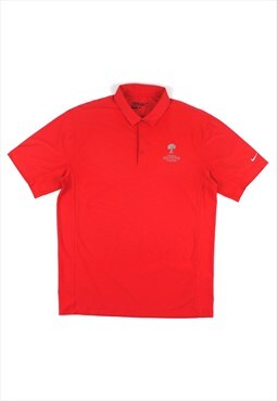 Nike Golf Oceanico Old Course Vilamoura Portugal Red Polo