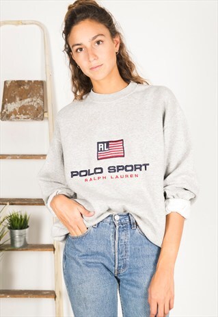 VINTAGE 90S POLO RALPH LAUREN SWEATSHIRT / R091