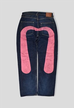 Vintage Evisu Daicock Selvedge Denim Jeans in Blue