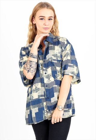 VINTAGE PATTERNED SHIRT S433