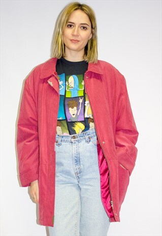 VINTAGE 90'S RED PARKA JACKET