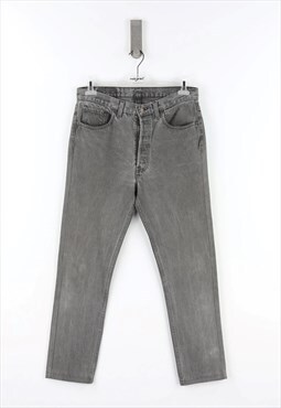 Levi's 501 Slim High Waist Jeans in Grey Denim - W33 - L36