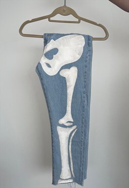 Skeleton Straight Leg Jeans 