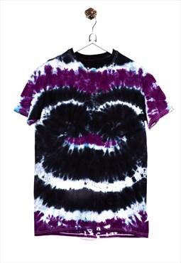 Vintage Hanes T-Shirt ComfortSoft Look Black/Purple/White