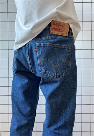 Vintage LEVIS 501 Jeans Denim Pants 90s Blue