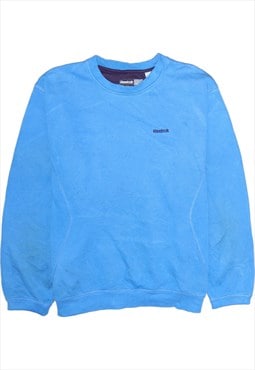 Vintage 90's Reebok Sweatshirt Heavyweight Crew Neck Blue