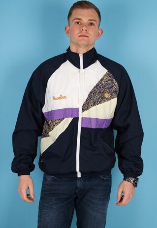 VINTAGE BOSS SHELL JACKET IN MULTI NJ786