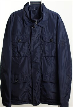Vintage Tommy Hilfiger Windbreaker Waterproof Jacket Navy