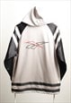 Vintage Reebok Sportswear Hoodied Track Jacket Size M