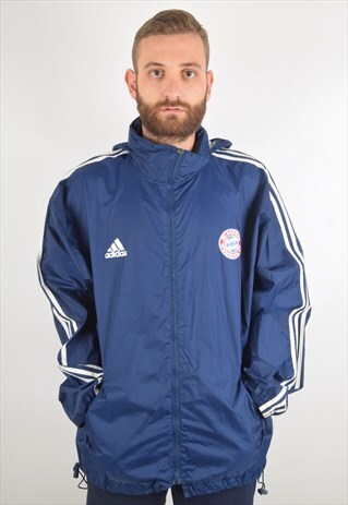 VINTAGE ADIDAS WINDBREAKER BAYERN MUNCHEN SIZE L (1494)