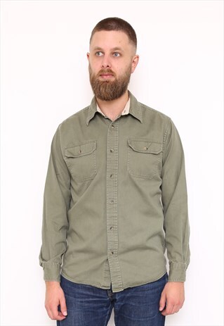 VINTAGE WRANGLER GREEN SHIRT