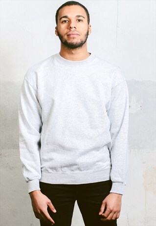 VINTAGE MINIMALIST GREY SWEATSHIRT