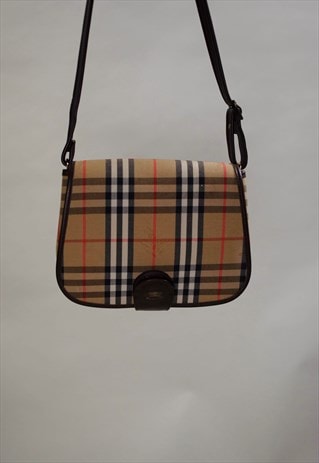 Burberry Vintage full nova check Shoulder Bag (size M, rare) | Check It