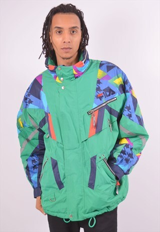 VINTAGE FILA SKI JACKET GREEN