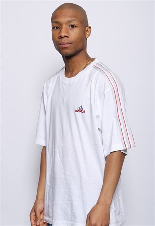 VINTAGE ADIDAS LOGO T-SHIRT WHITE