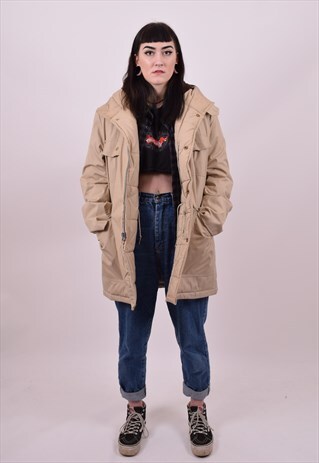 VINTAGE 80'S OVERSIZED PARKA COAT JACKET SIZE LARGE