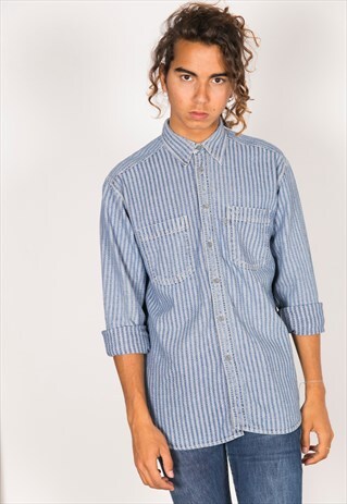 VINTAGE 80S LEVI'S DENIM SHIRT / R297