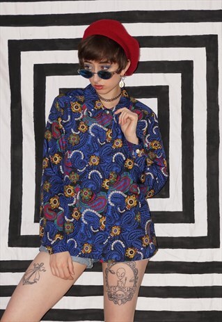 VINTAGE 90'S PATTERNED SHIRT