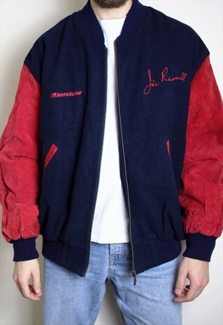 VINTAGE JIM RUSSELL SILVERSTONE JACKET RARE MOTORSPORTS F1