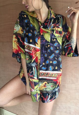 OVERSIZED RETRO 90S 80S VINTAGE UNISEX FESTIVAL SHIRT