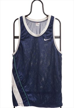 Vintage Nike 90s Navy Basketball Vest Jersey Womens