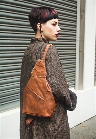 TAN MINI CONVERTIBLE RUCKSACK