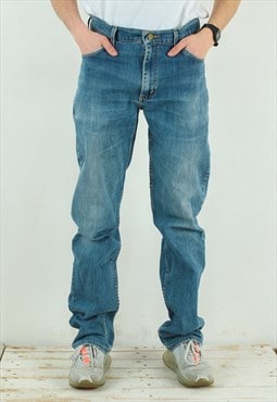 Brooklyn Straight Jeans Denim Trousers Pants Zip Fly Retro