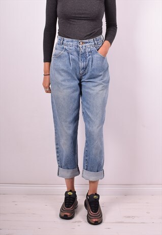 WOMENS VINTAGE JEANS W28 L30 BLUE 90'S