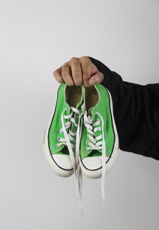 VINTAGE CONVERSE GREEN TRAINERS