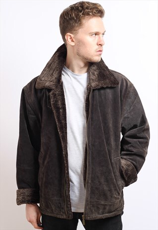 VINTAGE SUEDE AVIATOR JACKET