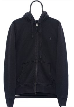 Vintage All Saints Black Full Zip Hoodie Mens