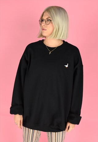 G&G UNISEX BLACK GOOSE SWEAT