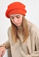 Vintage 90's handknitted beret