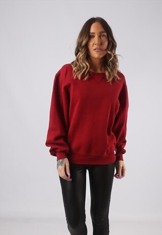 SWEATSHIRT JUMPER OVERSIZED PLAIN RUSSELL ATHLETIC 12 (CKHE)