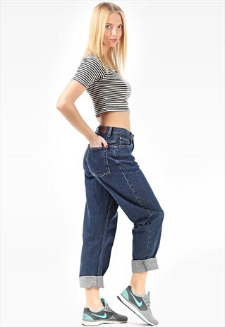 TAPERED BAGGY JEANS