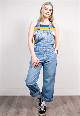 90'S VINTAGE BLUE DENIM LEVI'S DUNGAREES