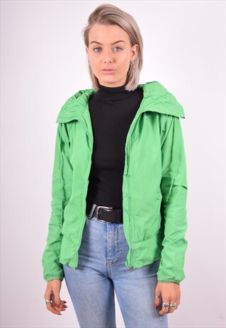 NIKE WOMENS VINTAGE JACKET MEDIUM GREEN 90'S
