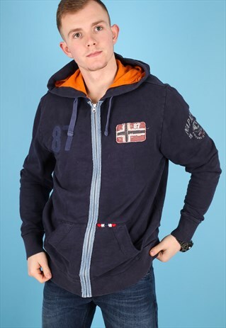VINTAGE HOODIE IN NAVY NH73
