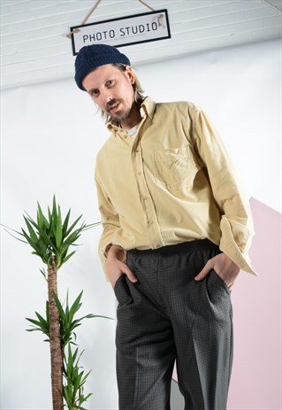VINTAGE CORDUROY SHIRT IN BEIGE