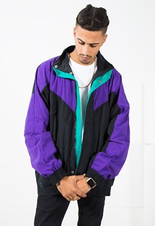 VINTAGE CHAMPION SPORT WINDBREAKER JACKET / S2202