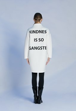 Kindness is So Gangster Techwear Oversized Dress