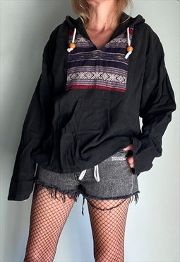 Vintage Aztec Pattern Hoodie