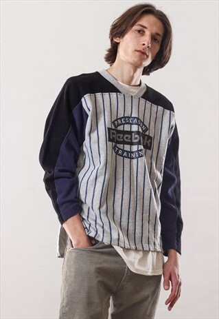 90'S VINTAGE MENS REEBOK BIG LOGO SWEATSHIRT CREW NECK