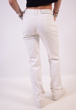 Vintage Moschino Casual Trousers White