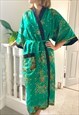 Emerald Green Batik Kimono 